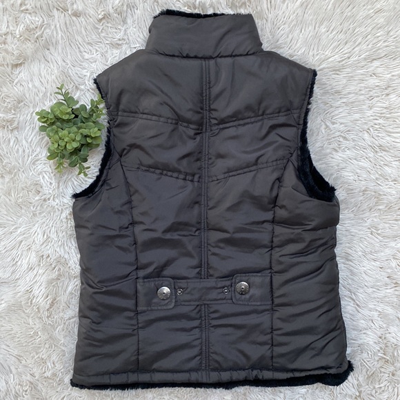 πHPπ KC Collections Reversible Vest π Gray & Black - Picture 4 of 16